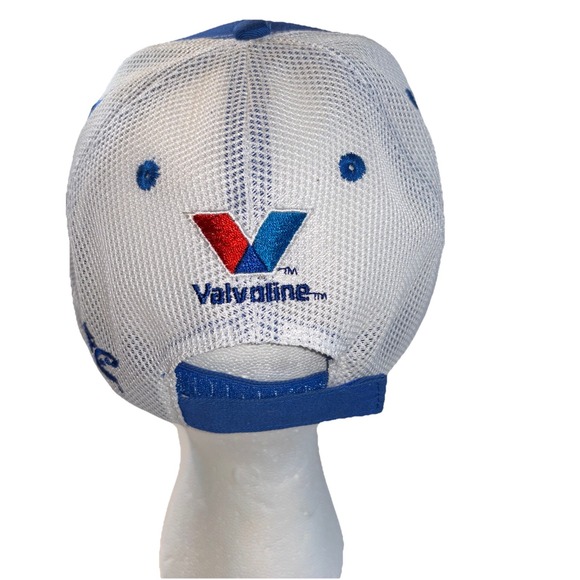 Dale Earnhardt Jr. Blue #88 Valvoline NASCAR Mesh Trucker Hat Adjustable Back - Picture 5 of 8